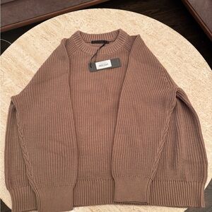 Jenni Kayne Tan Crewneck Sweater